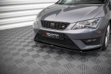 Maxton Design Spoiler předního nárazníku SEAT Leon Mk3 FR Sportstourer / Cupra Leon V.2 - texturovaný plast