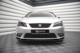 Maxton Design Spoiler předního nárazníku SEAT Leon Mk3 Hatchback V.1 - karbon