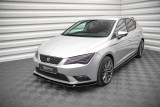 Maxton Design Spoiler předního nárazníku SEAT Leon Mk3 Hatchback V.1 - karbon