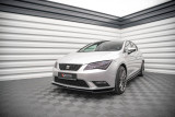 Maxton Design Spoiler předního nárazníku SEAT Leon Mk3 Hatchback V.2 - texturovaný plast