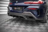 Maxton Design Lišta zadního nárazníku BMW 8 Gran Coupe G16 s M-Paketem - černý lesklý lak