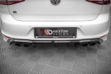 Maxton Design Spoiler zadního nárazníku VW Golf Mk7 R - texturovaný plast