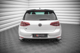 Maxton Design Boční lišty zadního nárazníku VW Golf Mk7 R V.3 - texturovaný plast