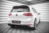 Maxton Design Boční lišty zadního nárazníku VW Golf Mk7 R V.4 - texturovaný plast