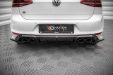 Maxton Design Boční lišty zadního nárazníku VW Golf Mk7 R V.4 - černý lesklý lak