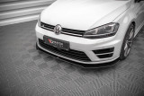 Maxton Design Spoiler předního nárazníku Street Pro VW Golf Mk7 R V.1 - černý