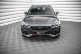 Maxton Design Spoiler předního nárazníku Street Pro Cupra Leon - červeno-černý