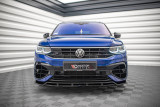 Maxton Design Spoiler předního nárazníku VW Tiguan Mk2 R / R-Line Facelift V.1 - texturovaný plast