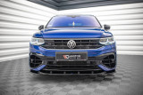 Maxton Design Spoiler předního nárazníku VW Tiguan Mk2 R / R-Line Facelift V.3 - texturovaný plast