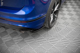 Maxton Design Boční lišty zadního nárazníku VW Tiguan Mk2 R / R-Line Facelift - texturovaný plast