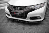 Maxton Design Spoiler předního nárazníku Honda Civic FK2 V.2 - černý lesklý lak