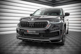 Maxton Design Spoiler předního nárazníku Škoda Kodiaq Facelift V.1 - texturovaný plast