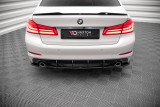 Maxton Design Zadní difuzor Street Pro BMW 5 G30 - červeno-černý