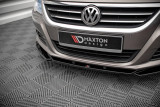 Maxton Design Spoiler předního nárazníku VW Passat CC V.4 - texturovaný plast