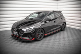 Maxton Design Prahové lišty Street Pro Hyundai I20 N - červeno-černé