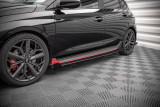 Maxton Design Prahové lišty s křidélky Street Pro Hyundai I20 N - černé