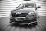 Maxton Design Spoiler předního nárazníku ŠKODA Fabia III Facelift - černý lesklý lak