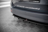 Maxton Design Lišta zadního nárazníku ŠKODA Fabia III Combi Facelift - texturovaný plast