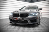 Maxton Design Spoiler předního nárazníku BMW M5 F90 Facelift V.2 - černý lesklý lak