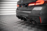 Maxton Design Zadní difuzor Street Pro BMW M5 F90 - červený