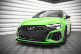 Maxton Design Spoiler předního nárazníku Street Pro AUDI RS3 8Y - červeno-černý