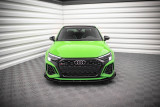 Maxton Design Spoiler předního nárazníku s křidélky Street Pro AUDI RS3 8Y - černý