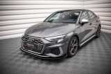 Maxton Design Spoiler předního nárazníku s křidélky Street Pro AUDI S3 8Y / A3 8Y S-Line - černé