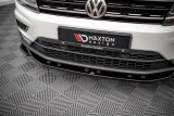 Maxton Design Spoiler předního nárazníku VW Tiguan Mk2 - černý lesklý lak