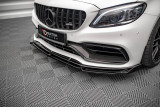 Maxton Design Spoiler předního nárazníku Mercedes C63 AMG C205 Coupe Facelift V.2 - texturovaný plast