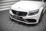Maxton Design Spoiler předního nárazníku Mercedes C63 AMG C205 Coupe Facelift V.3 - texturovaný plast