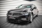 Maxton Design Spoiler předního nárazníku VW Passat B8 Facelift V.2 - texturovaný plast