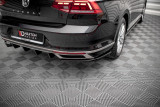 Maxton Design Boční lišty zadního nárazníku VW Passat B8 Facelift - texturovaný plast