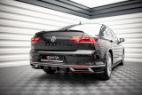 Maxton Design Boční lišty zadního nárazníku VW Passat B8 Facelift - texturovaný plast
