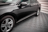 Maxton Design Prahové lišty VW Passat B8 Facelift - černý lesklý lak