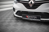 Maxton Design Spoiler předního nárazníku Renault Clio Mk5 V.1 - černý lesklý lak