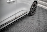 Maxton Design Prahové lišty Renault Clio Mk5 - černý lesklý lak