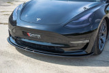 Maxton Design Spoiler předního nárazníku Tesla Model 3 V.1 - černý lesklý lak