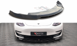 Maxton Design Spoiler předního nárazníku Tesla Model 3 V.3 - černý lesklý lak