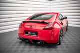Maxton Design Boční lišty zadního nárazníku Nissan 370Z Facelift - texturovaný plast