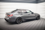 Maxton Design Prahové lišty Street Pro BMW M3 G80 - červeno-černé