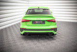 Maxton Design Lišta zadního nárazníku AUDI RS3 8Y Sedan - texturovaný plast