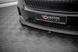 Maxton Design Spoiler předního nárazníku ŠKODA Enyaq iV V.1 - texturovaný plast
