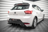 Maxton Design Boční lišty zadního nárazníku SEAT Ibiza Mk5 - černý lesklý lak