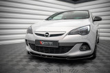 Maxton Design Spoiler předního nárazníku Opel Astra J GTC OPC-Line V.1 - texturovaný plast