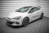 Maxton Design Prahové lišty Opel Astra J GTC OPC-Line - černý lesklý lak