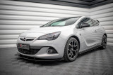 Maxton Design Spoiler předního nárazníku s křidélky Street Pro Opel Astra J GTC OPC-Line - červeno-černý