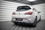Maxton Design Zadní difuzor s křidélky Street Pro Opel Astra J GTC OPC-Line - červeno-černý