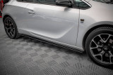 Maxton Design Prahové lišty Street Pro Opel Astra J GTC OPC-Line - červeno-černé