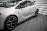 Maxton Design Prahové lišty Street Pro Opel Astra J GTC OPC-Line - červeno-černé
