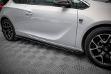Maxton Design Prahové lišty s křidélky Street Pro Opel Astra J GTC OPC-Line - červeno-černé